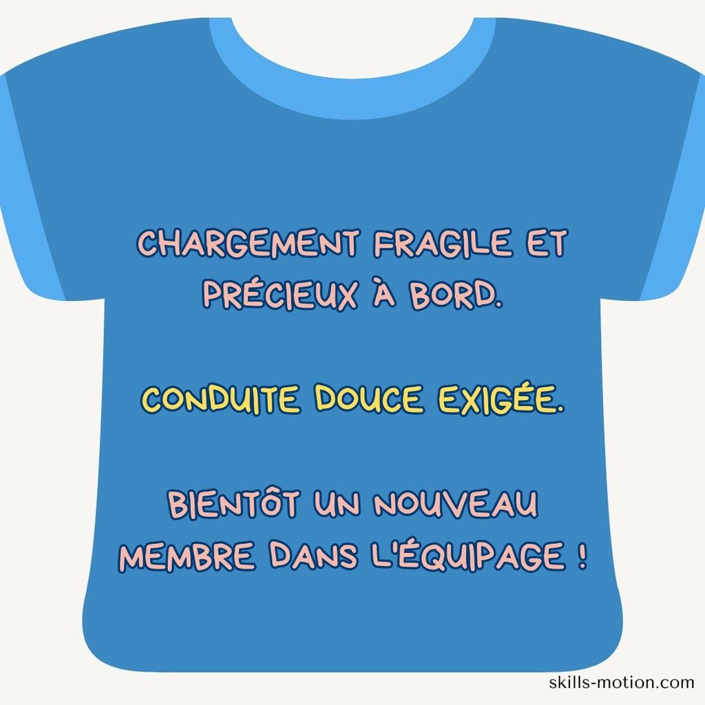 tee shirt de grossesse humoristique