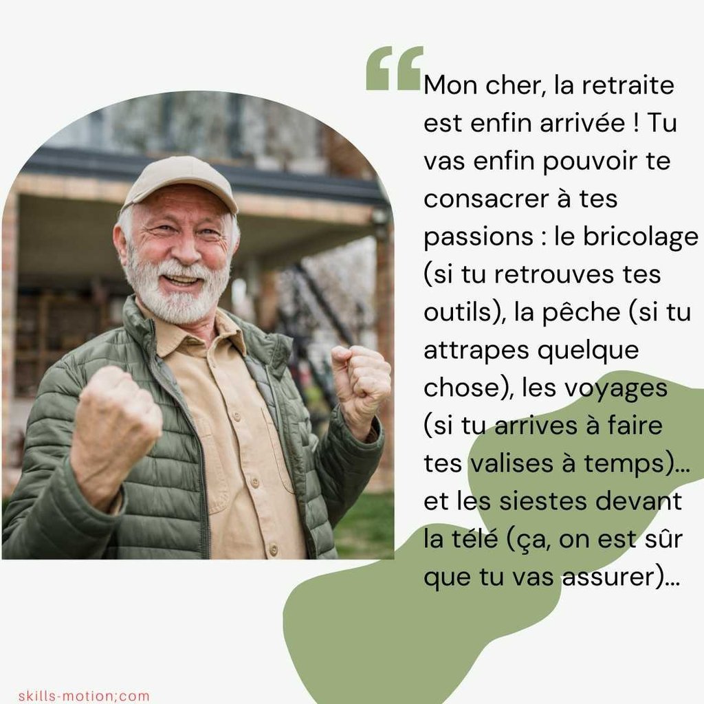 texte humour retraite homme blague