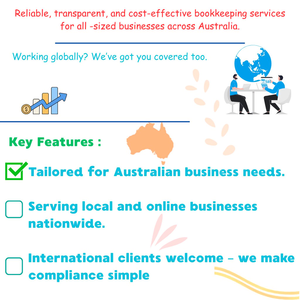 Bookkeeping Services Reliable, transparent bookkeeping for Australian businesses. Global coverage av