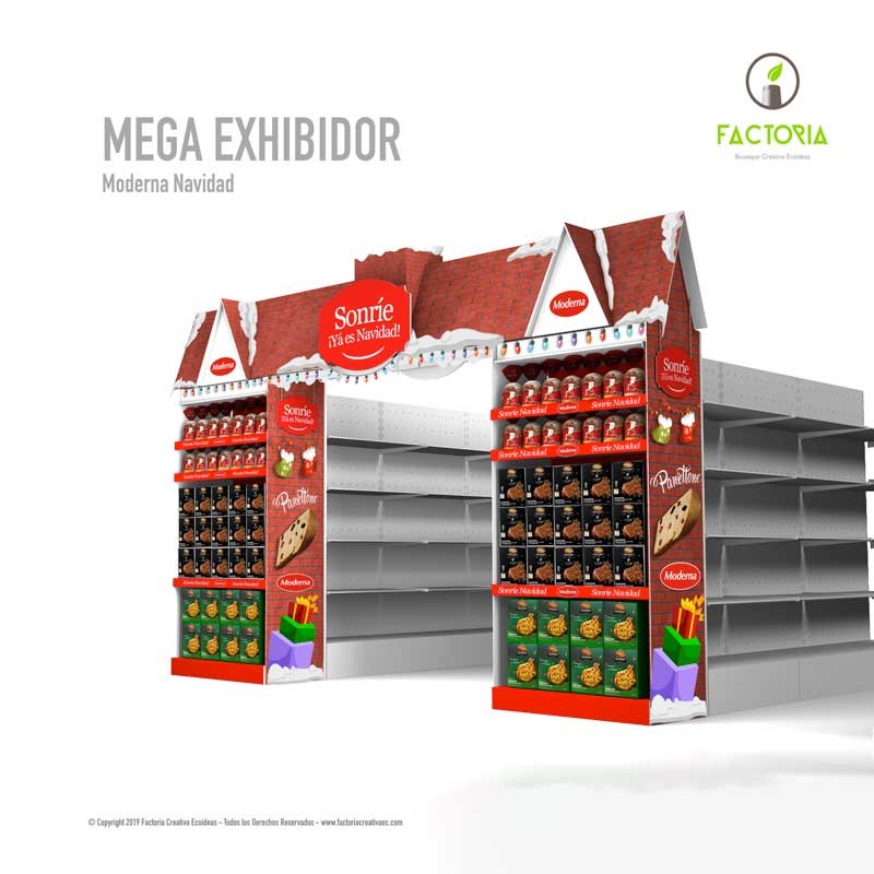 Arco publicitario navidad