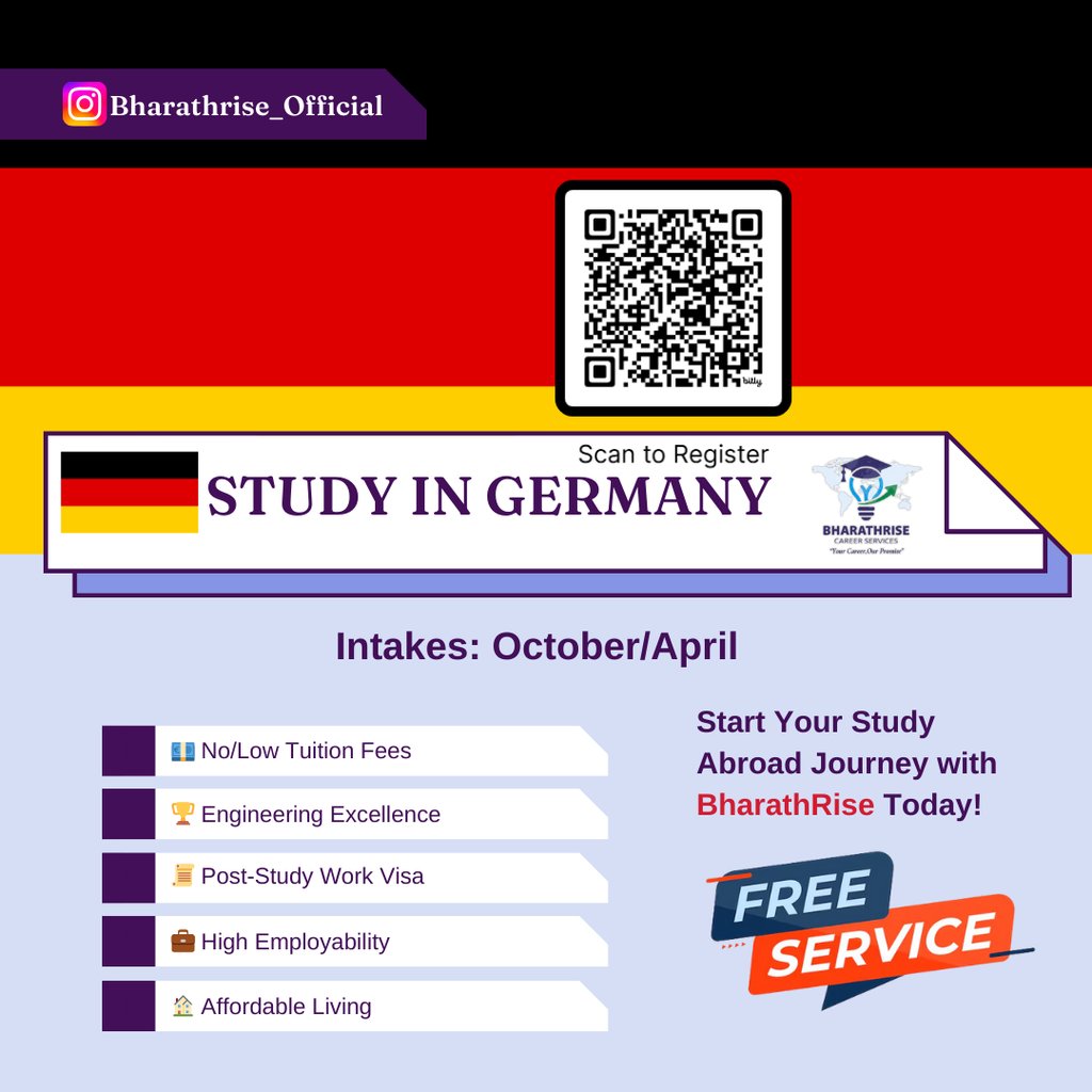 Study in Germany by Bharathrise