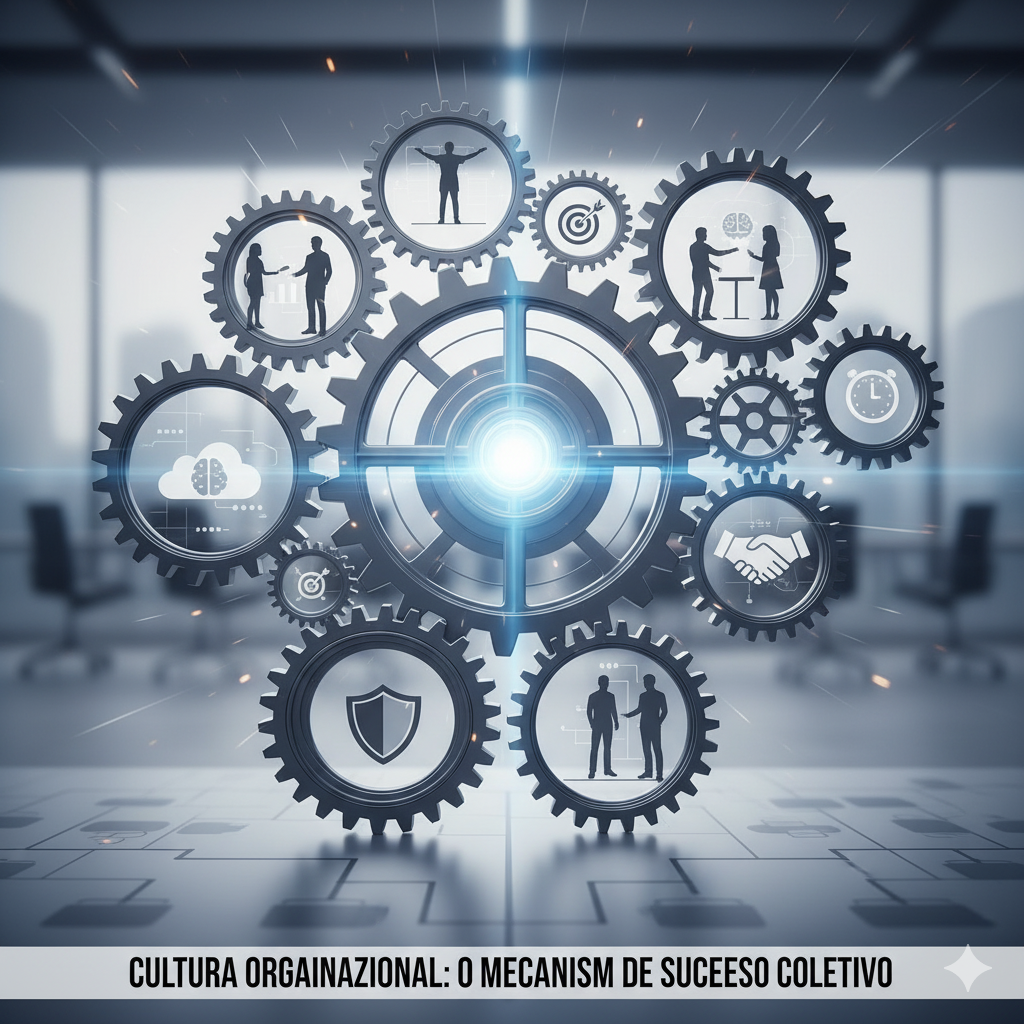 Engrenagens representando a cultura organizacional da empresa