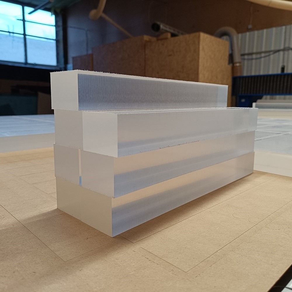 Plexiglass machining