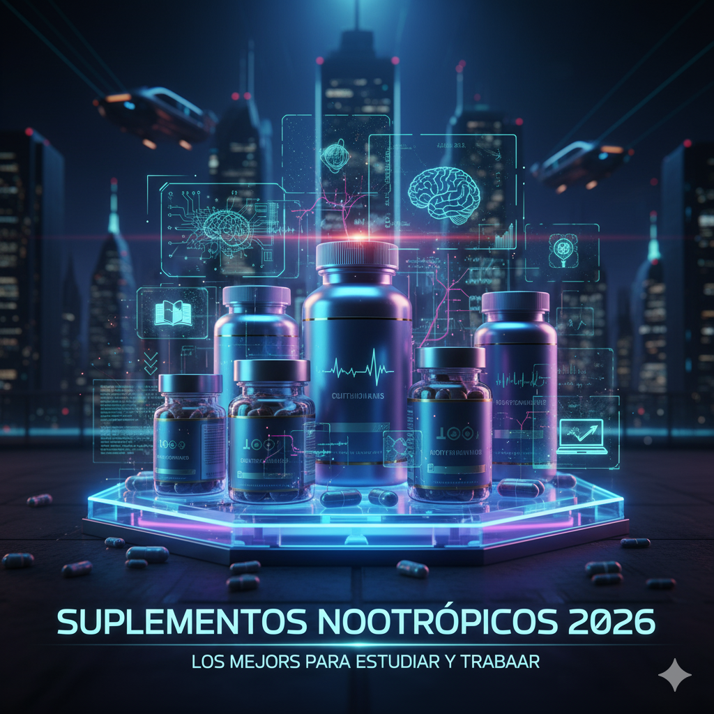 Nootrópicos 2026: los mejores suplementos para estudiar, trabajar y rendir más