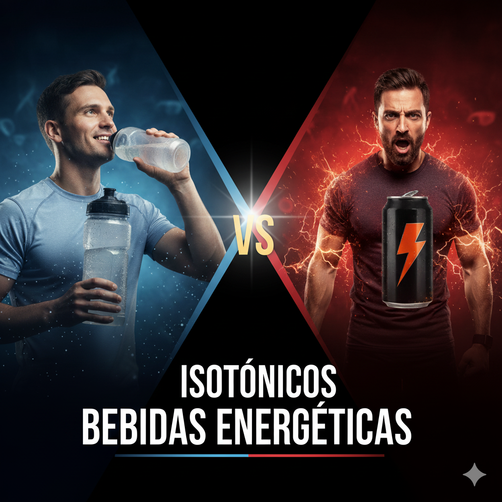 Isotónicos vs bebidas energéticas: qué necesitas según tu entrenamiento (Guía 2026)