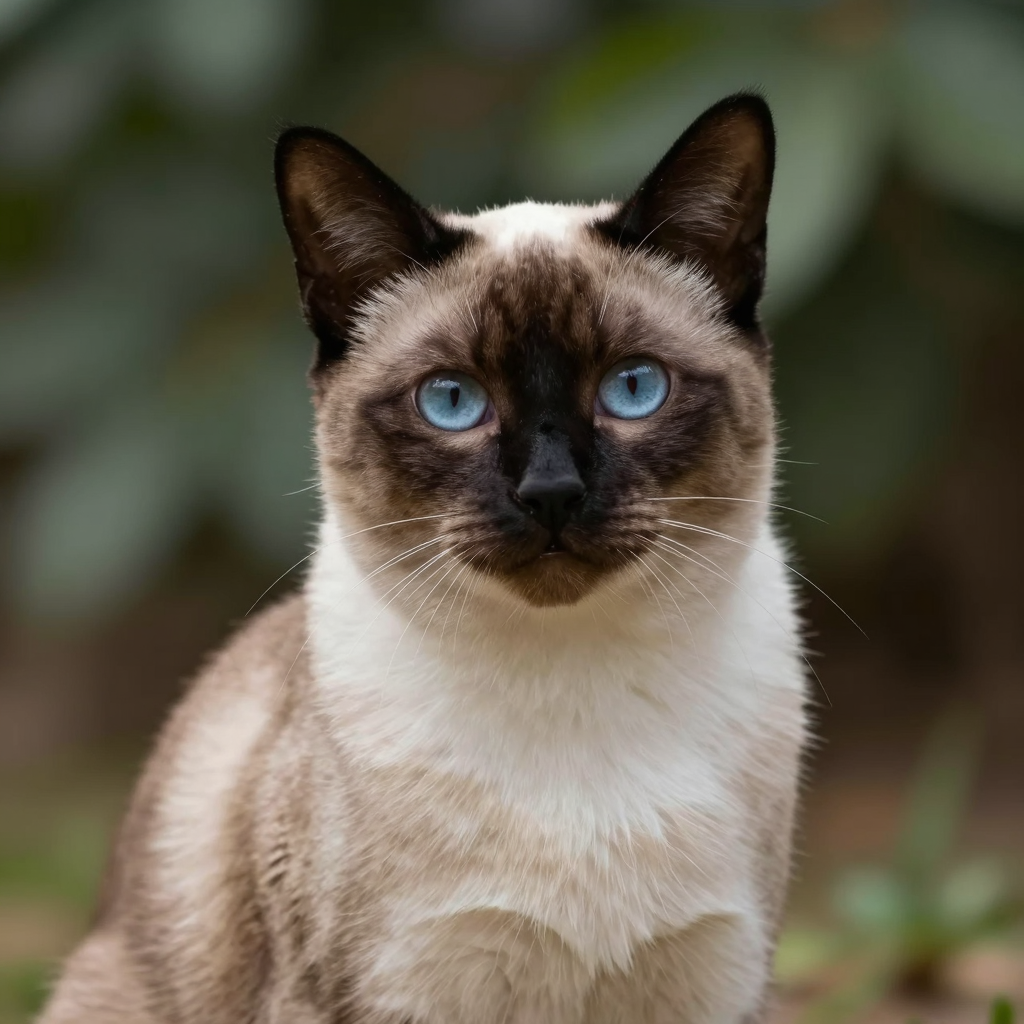Image of a siamese cat render.