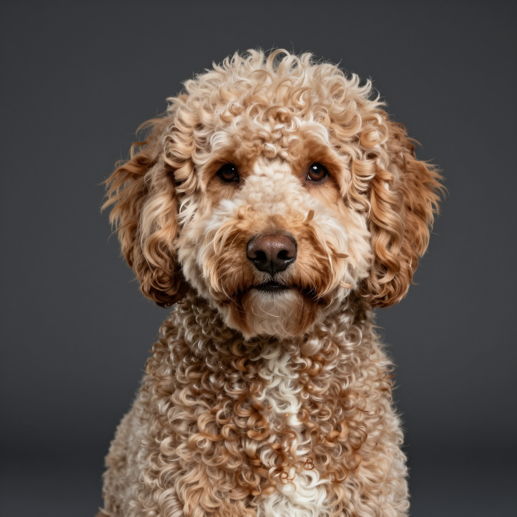 Image of a labridoodle render.