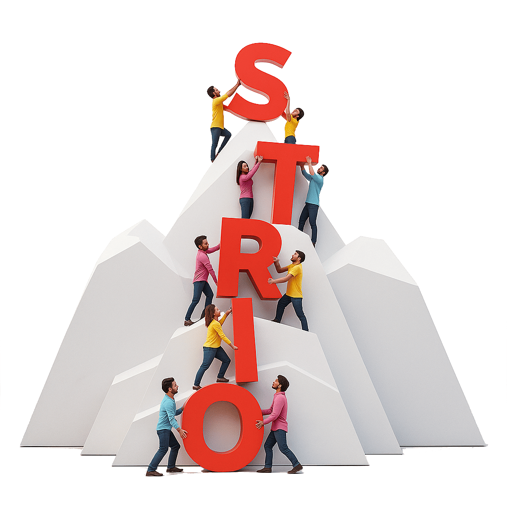 Strio Healthcare has a beautiful strong team who work together to take the company to the top