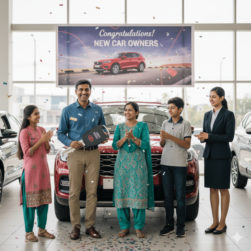 Strio Healthcare medical representative buying a new car