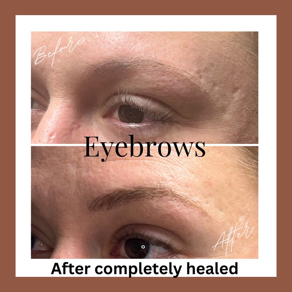 permanent powder eyebrows