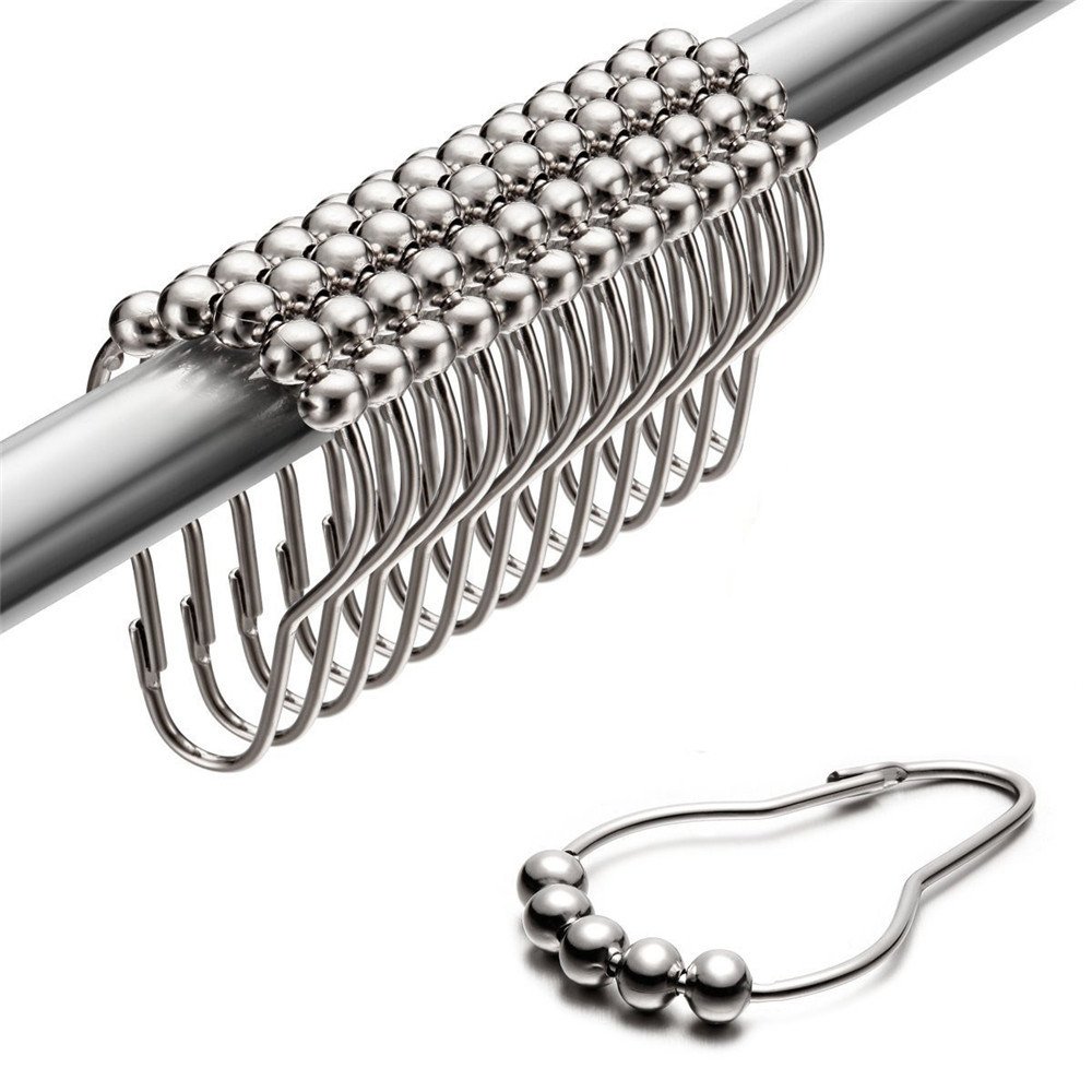 حلقات الكروم لستائر الحمام من النوع المضاد للصدأ