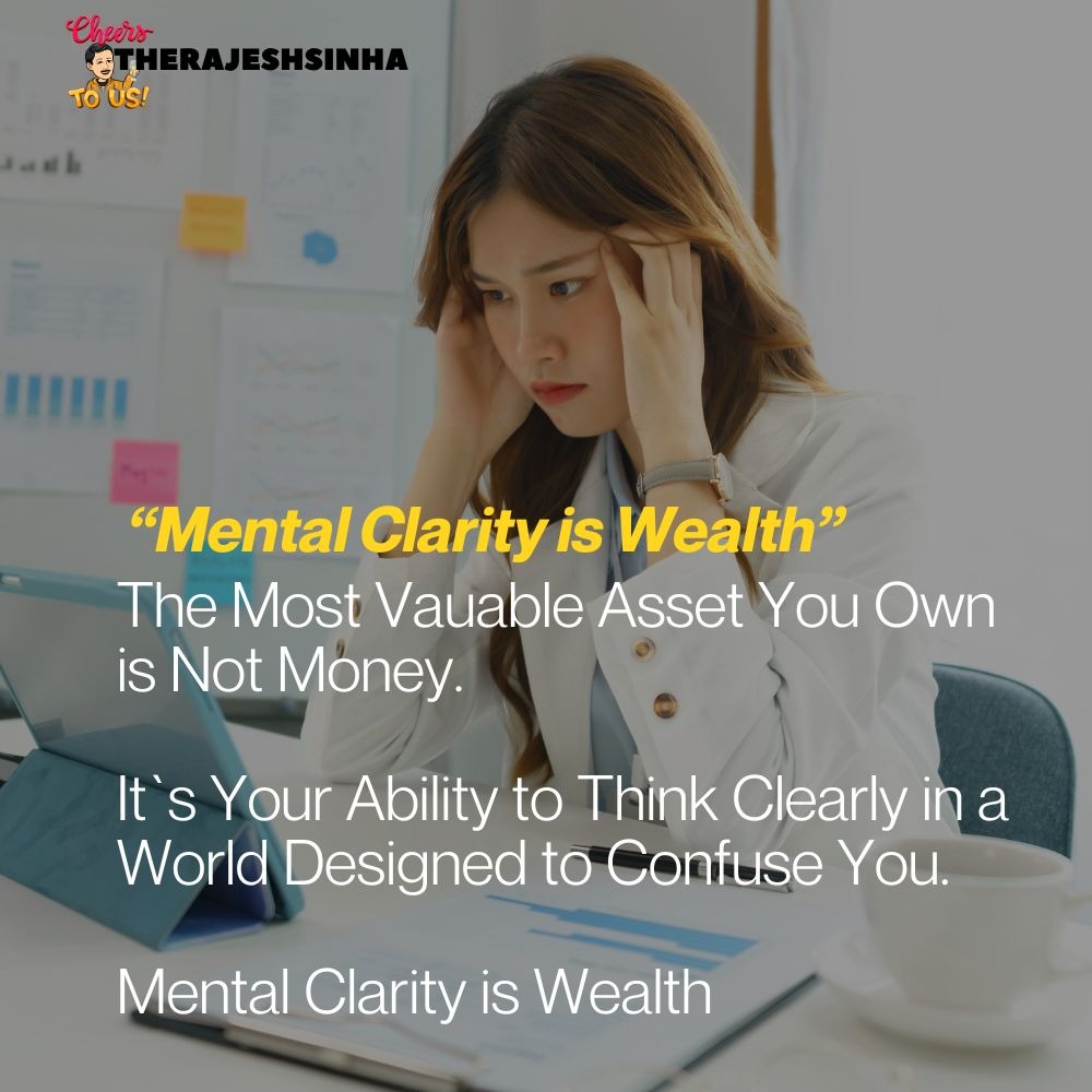 The Most Vauable Asset You Own is Not Money. It`s Your Ability to Think Clearly in a World Designed to Confuse You. Mental