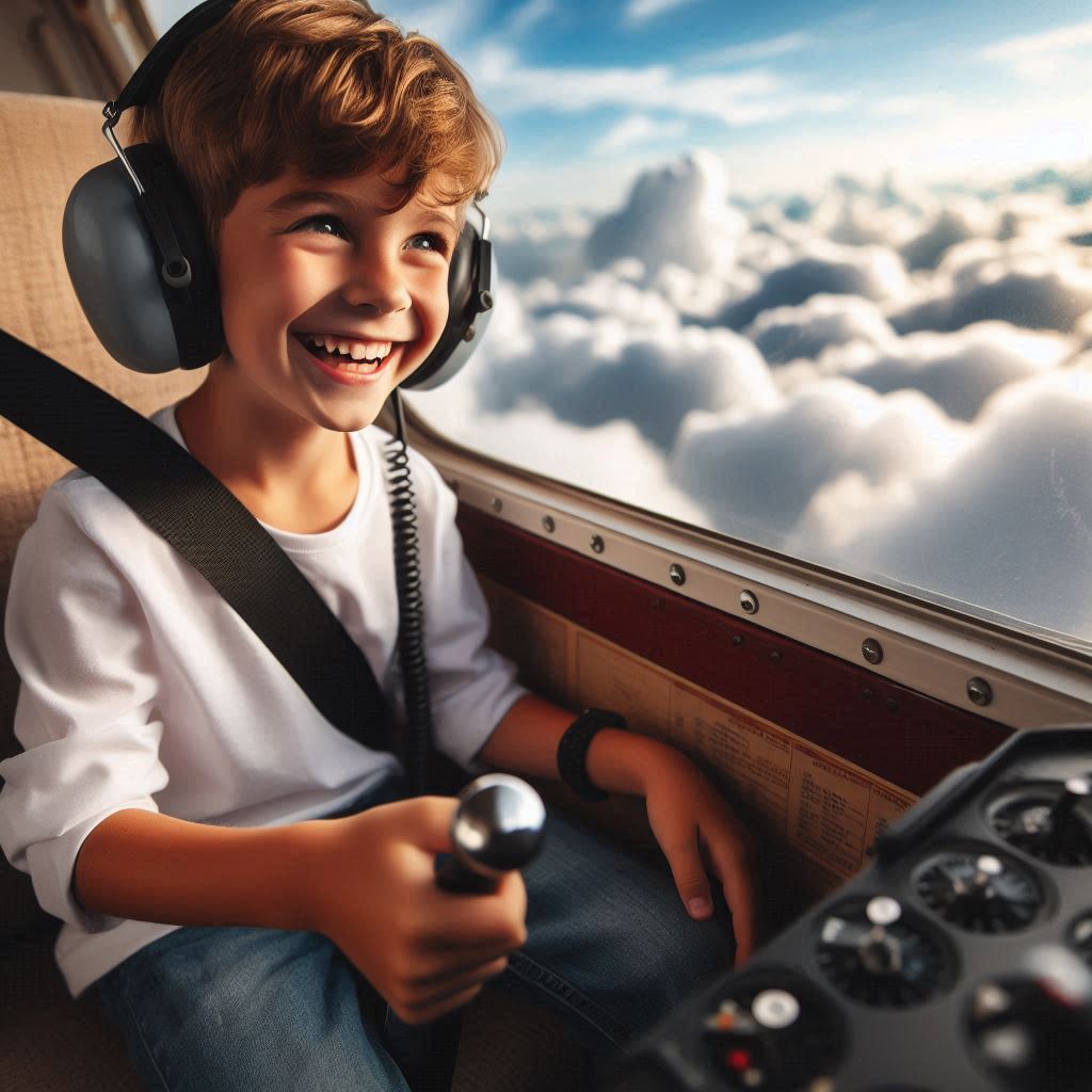 sueño de volar joven