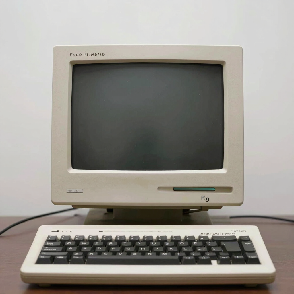 black laptop computer