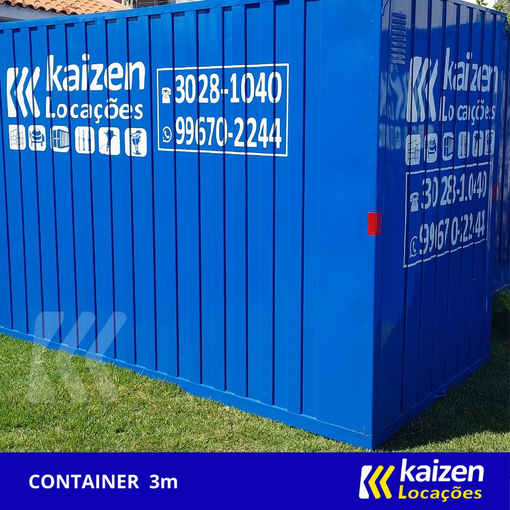 Container 3m | Kaizen Locações