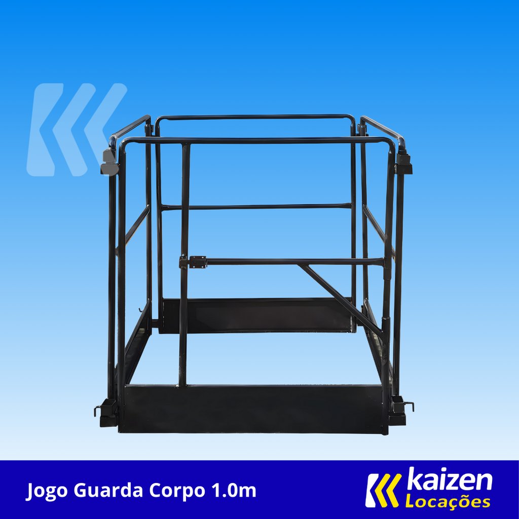 Jogo Guarda Corpo 1m | Kaizen Locações