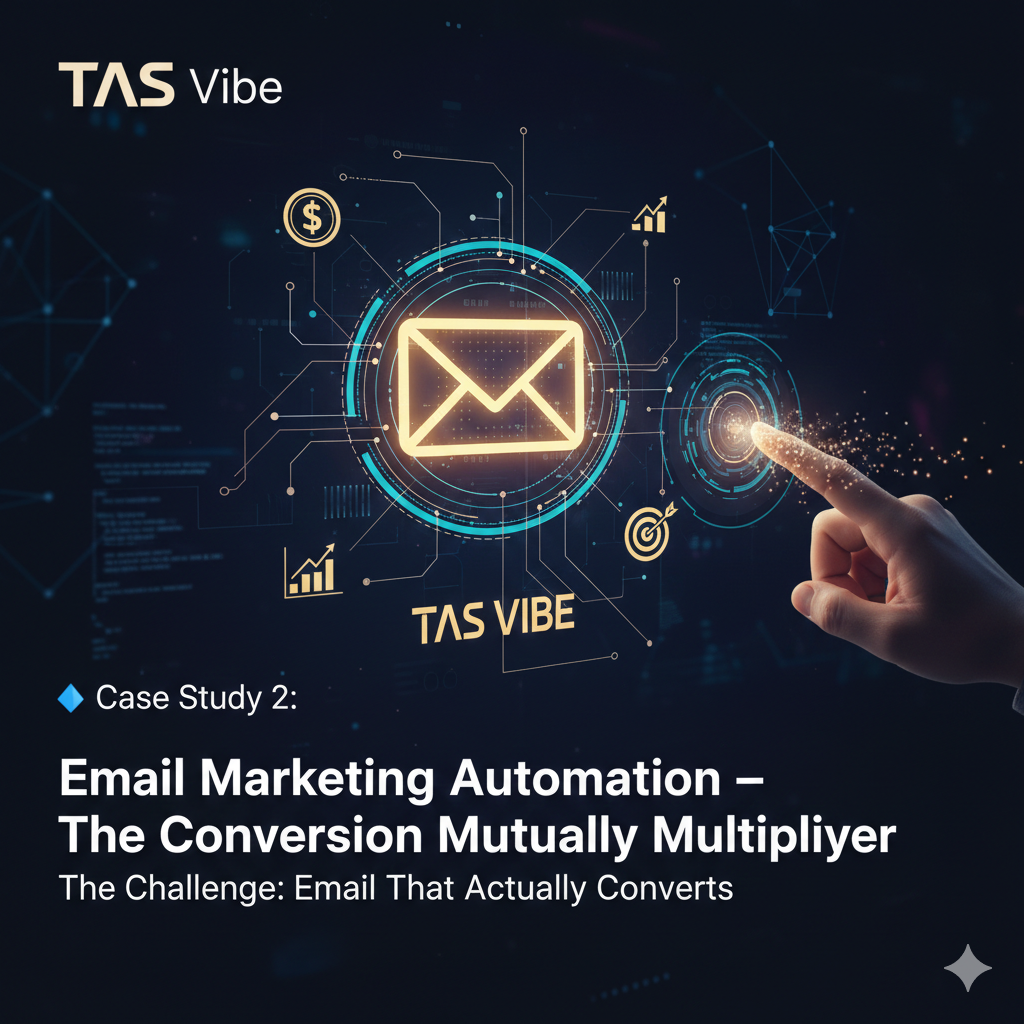 🔹 Case Study 2: Email Marketing Automation — The Conversion Multiplier The Challenge: Email That Ac