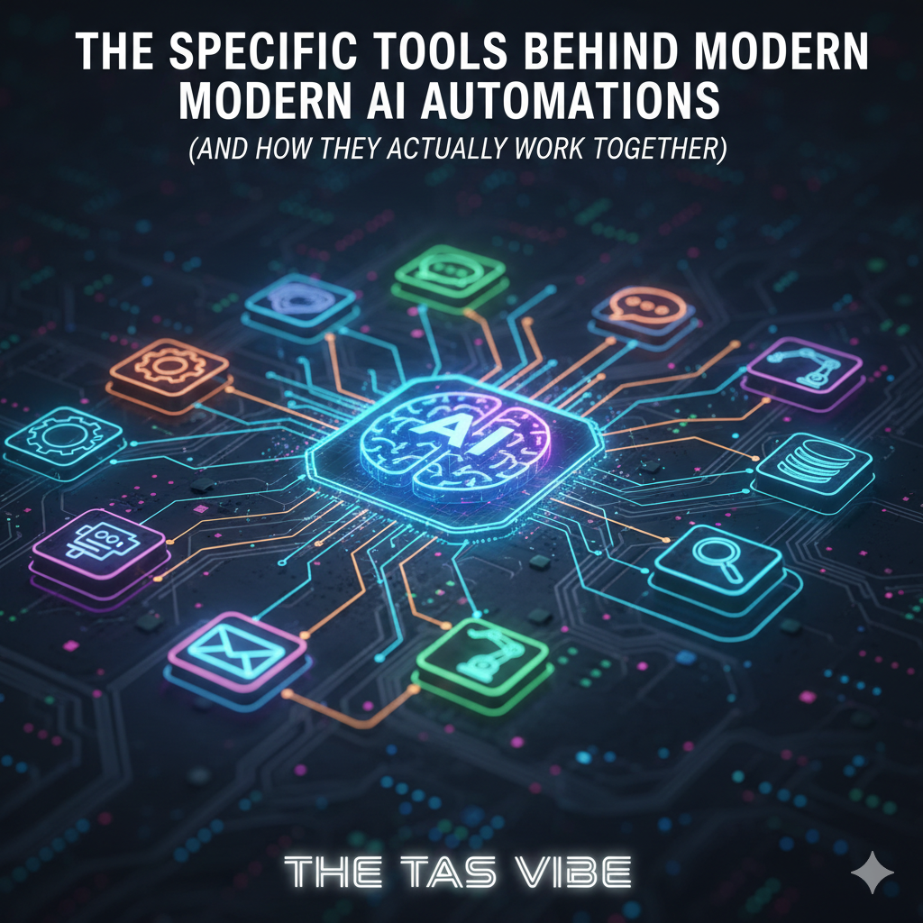The Specific Tools Behind Modern AI Automations (And How They Actually Work Together)