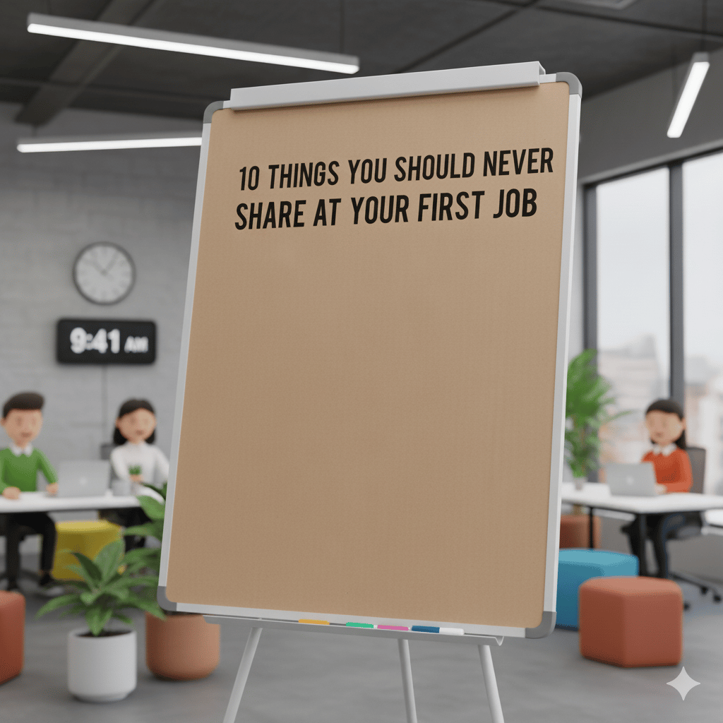 10 Things You Should Never Share at Your First Job