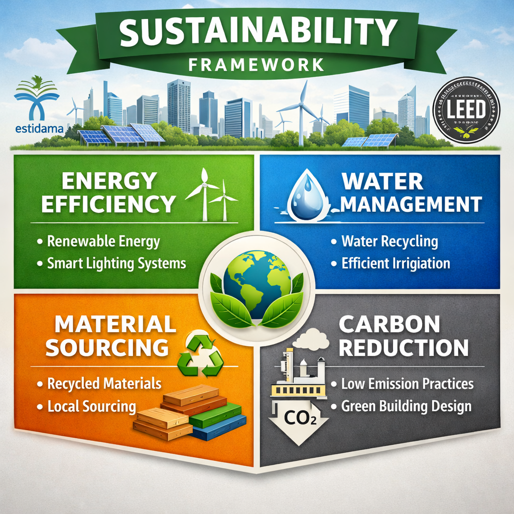 sustainability framework infographic