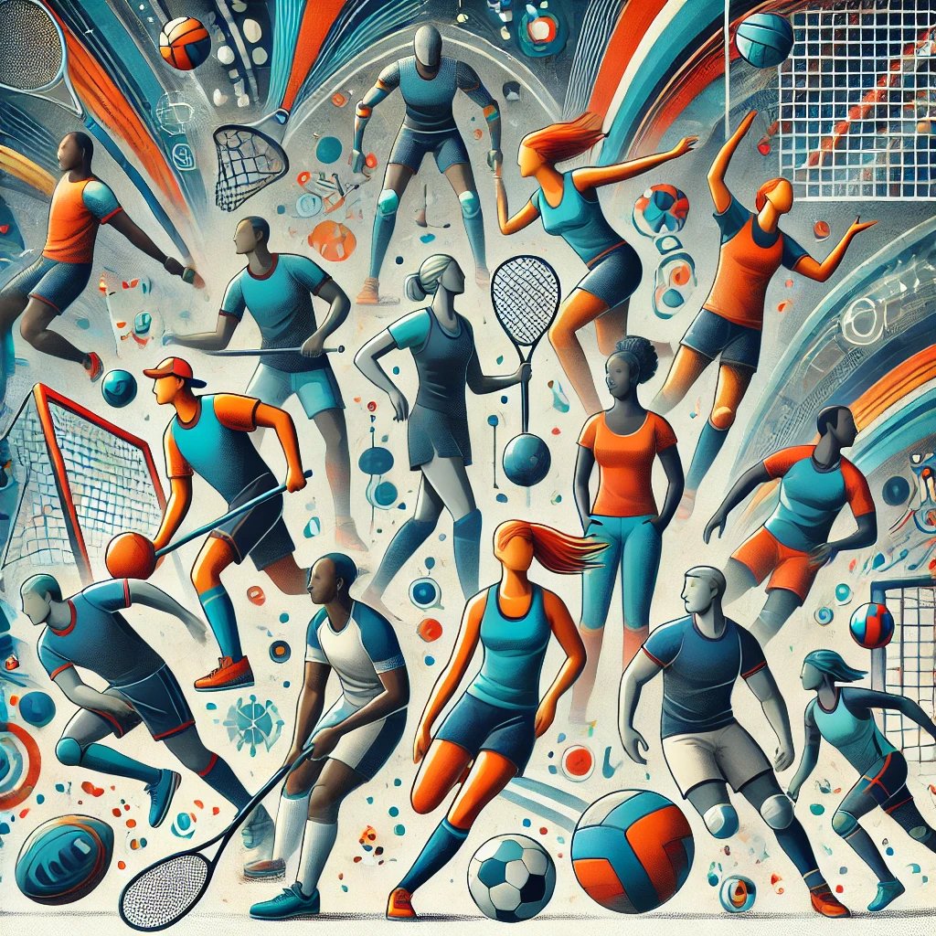 an image of a group of people playing team sports
