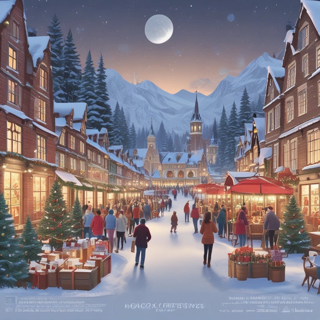 a poster for a christmas card with santa claus claus claus claus claus claus claus claus