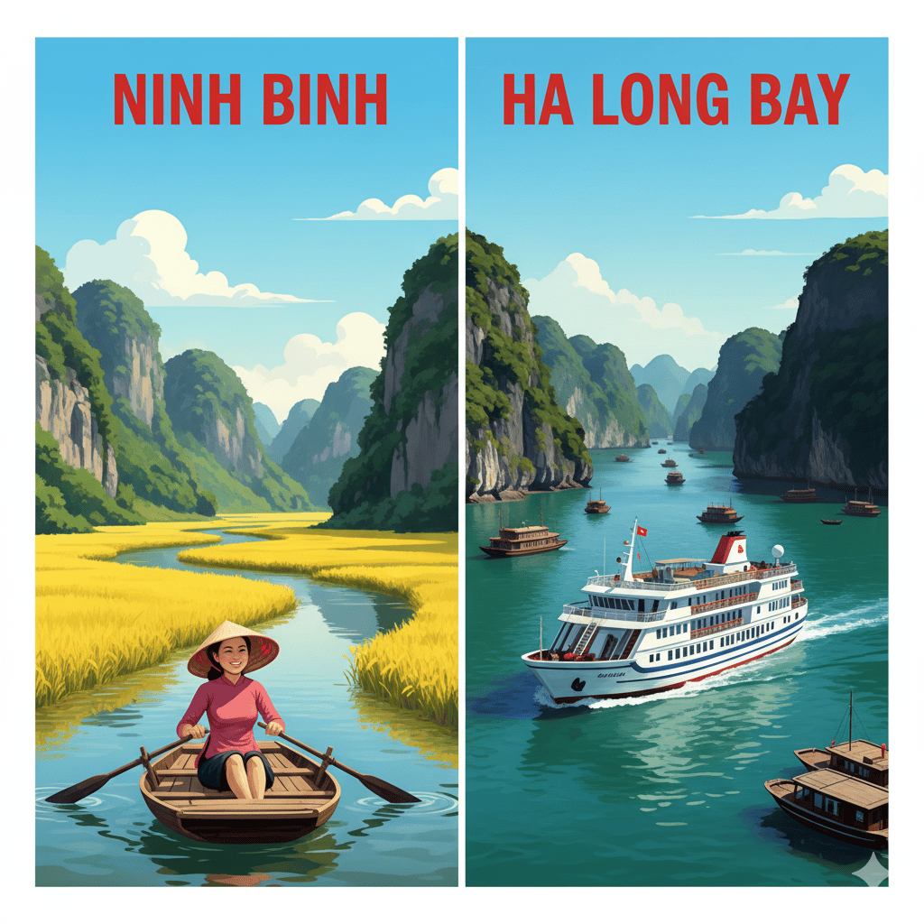 Halong Bay vs Nihh Binh