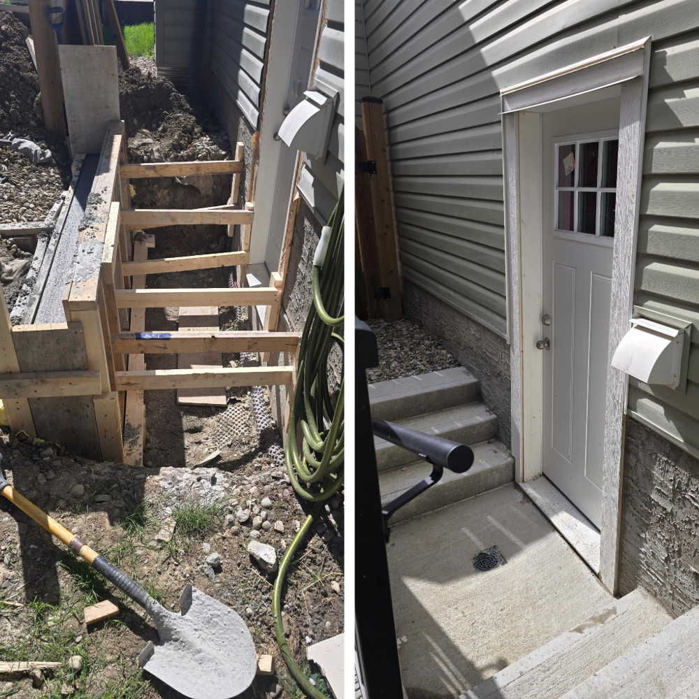 Separate entrance with enhanced egress and increased natural light