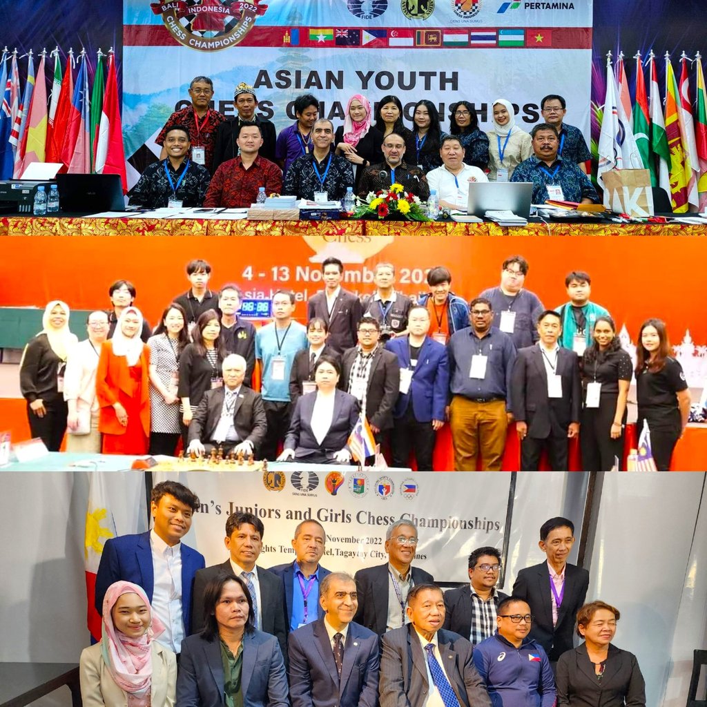 Ellie Emira and Asian Chess Federation, at Asian Youth Indonesia 2022, Eastern Asia Thailand 2022,