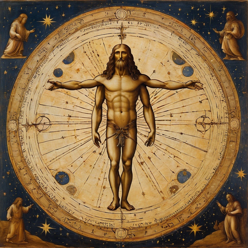 man is a map of psychic energy corresponding to different planets in astrology