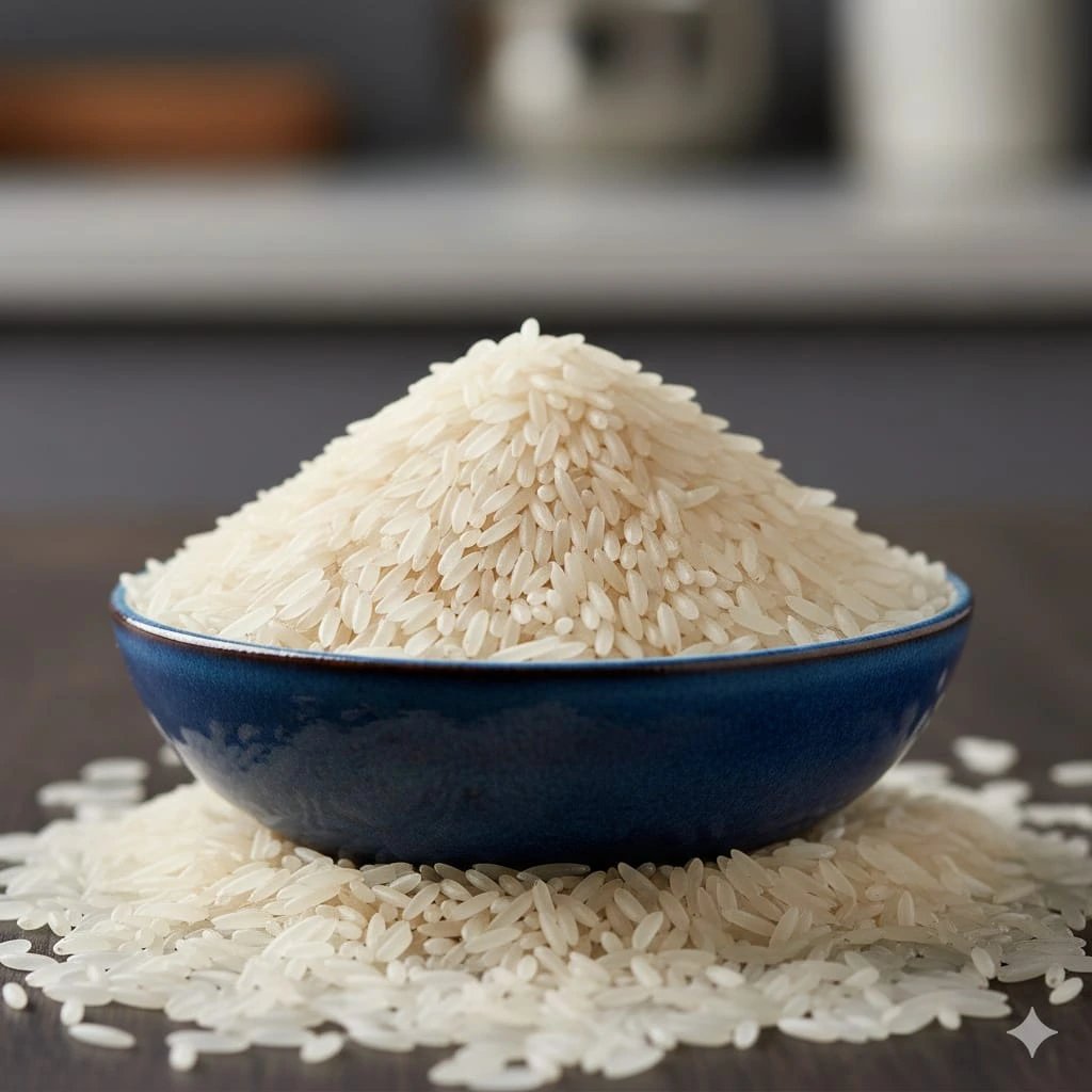Pakistani Basmati rice with long grain and aromatic quality, suitable for bulk and export packaging