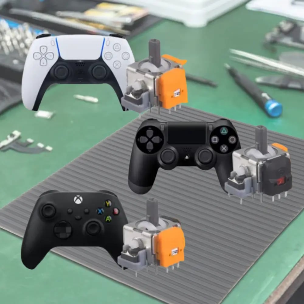 Reparación de joystick PlayStation por drift y fallas de botones en Capital Federal