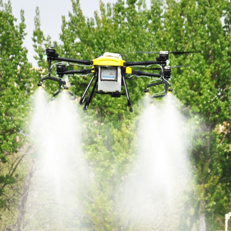 Fumigación con drones agricolas