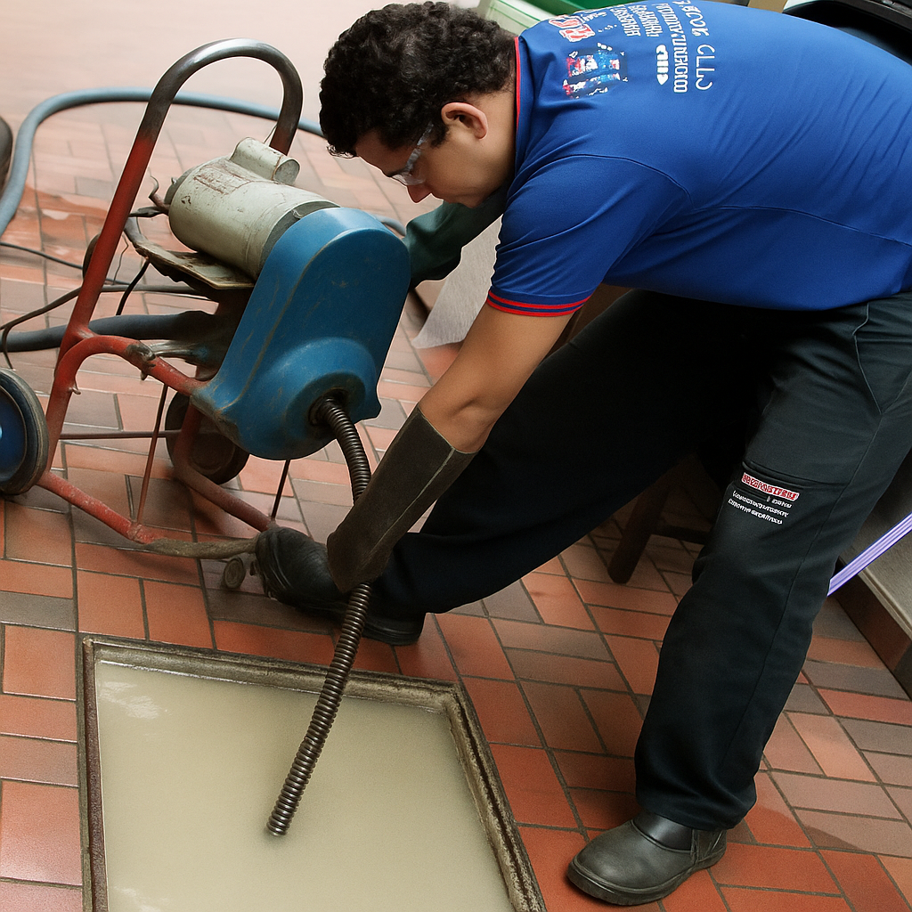 desentupimento de caixa de gordura