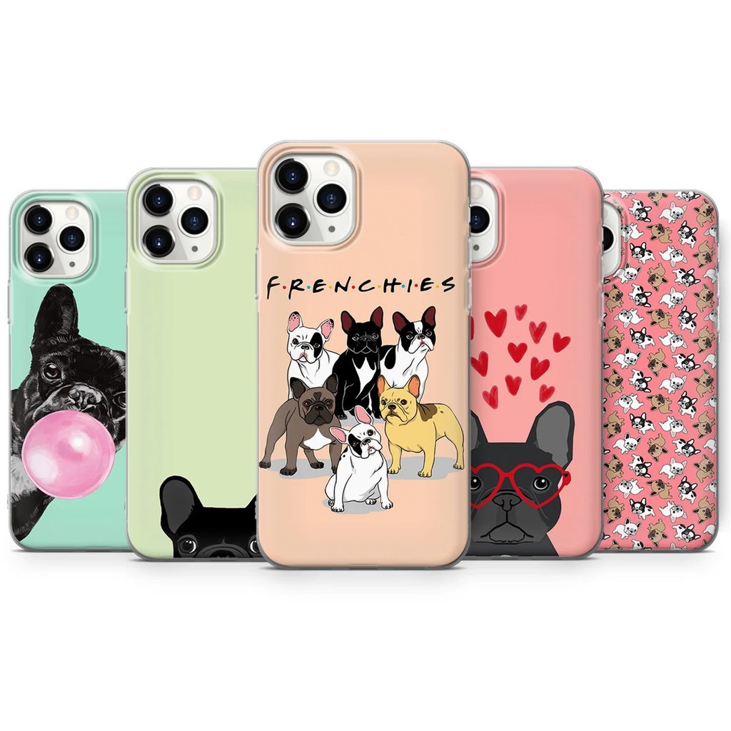 5 custom printed phone cases (Dogs)