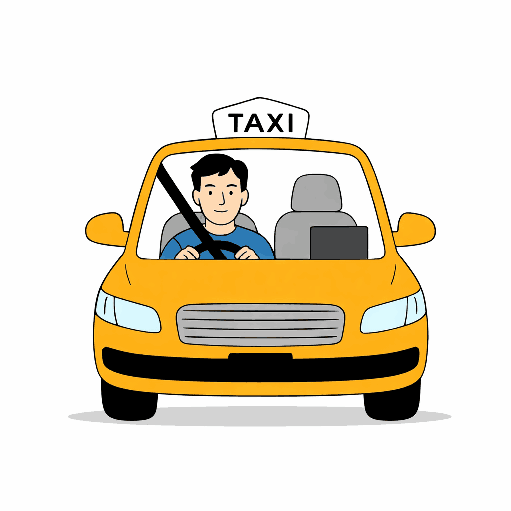 Driver Driving Candolim Taxi
