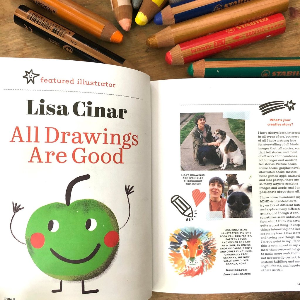 Here are a few of the pages from my feature