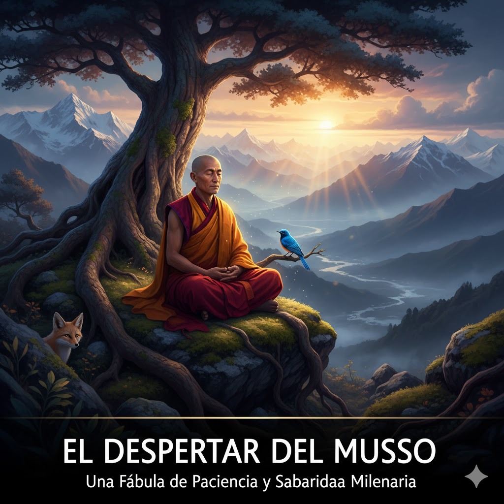 Meditación, monje busdista, tibet