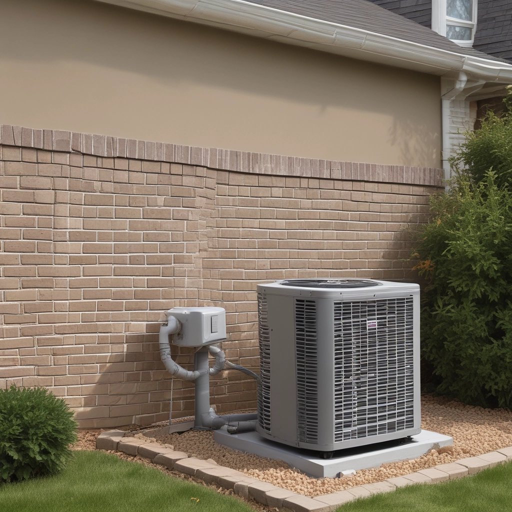 A modern HVAC technician working on a unit.