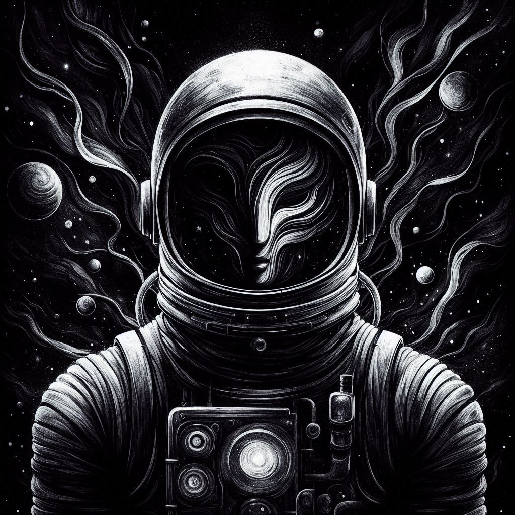 Cosmic Shade Astronaut | simcaart.com