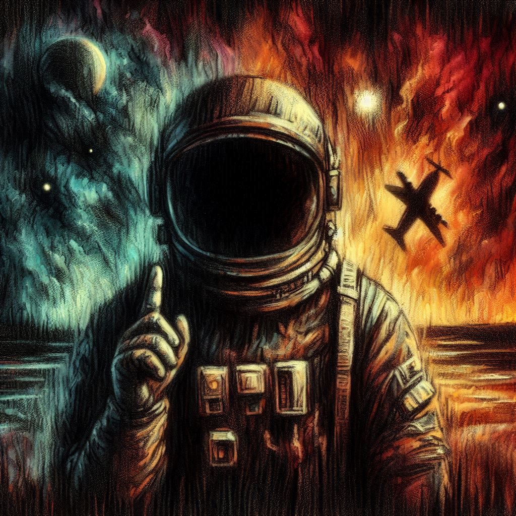 Astronaut art | simcaart.com