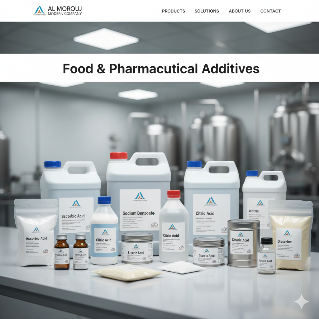 Ascorbic Saudi ASodium Benzoate Sodium Citrate Stearic Acid Citric Acid Sorbitol