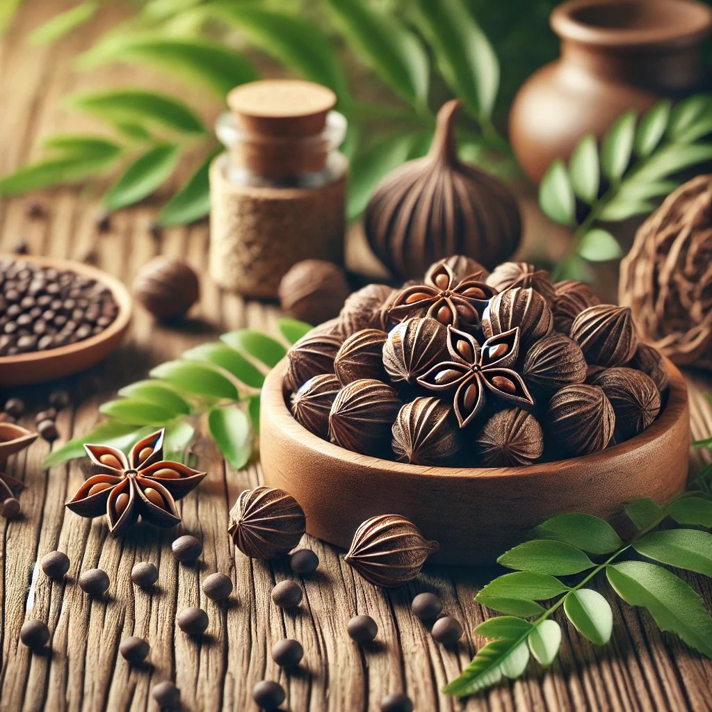 Graine et feuilles de tara naturelles – ingrédient pour hydrater et protéger la peau 