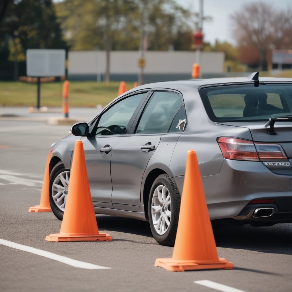 a man in a white helmet and a man in a blue suit