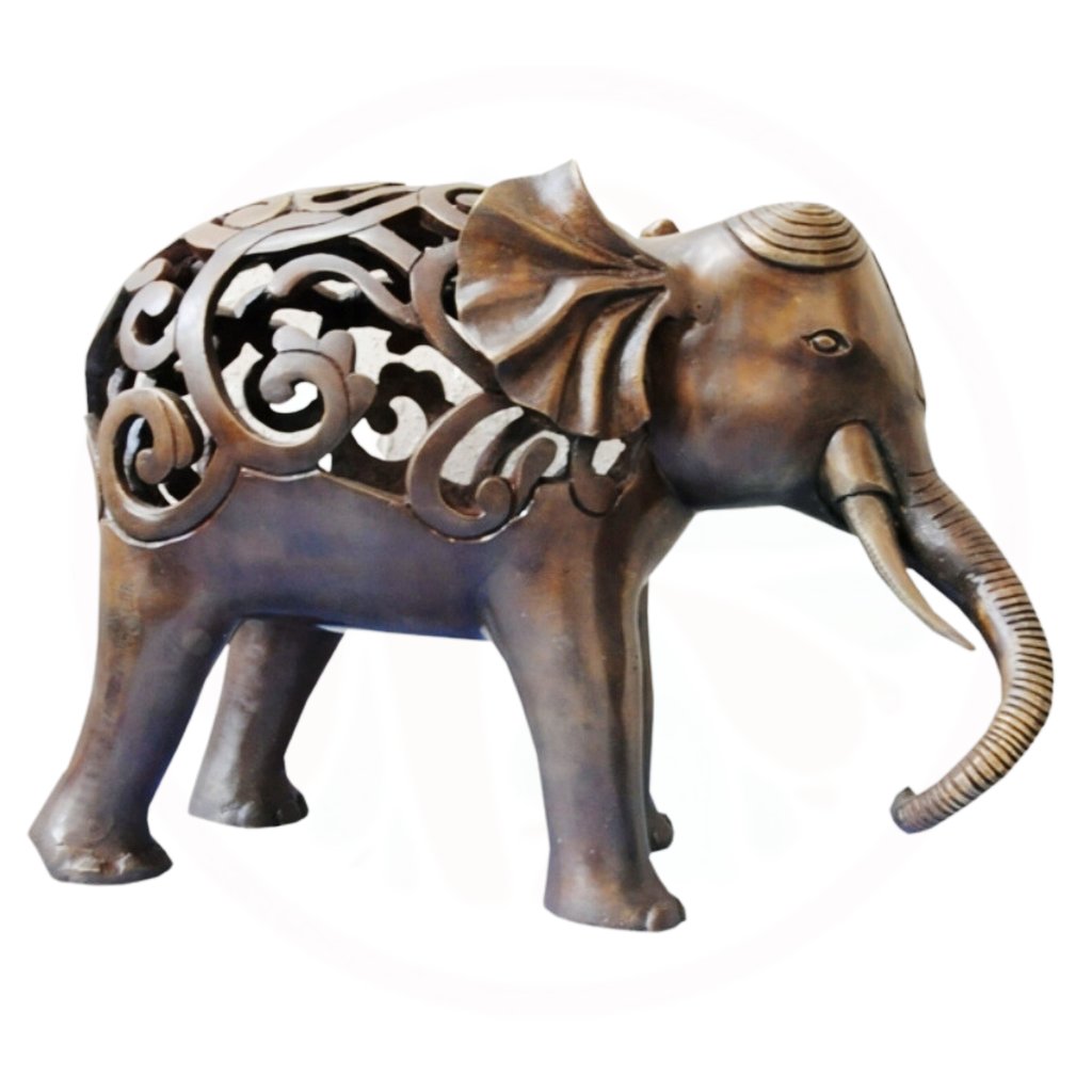 a decorative elephant statue