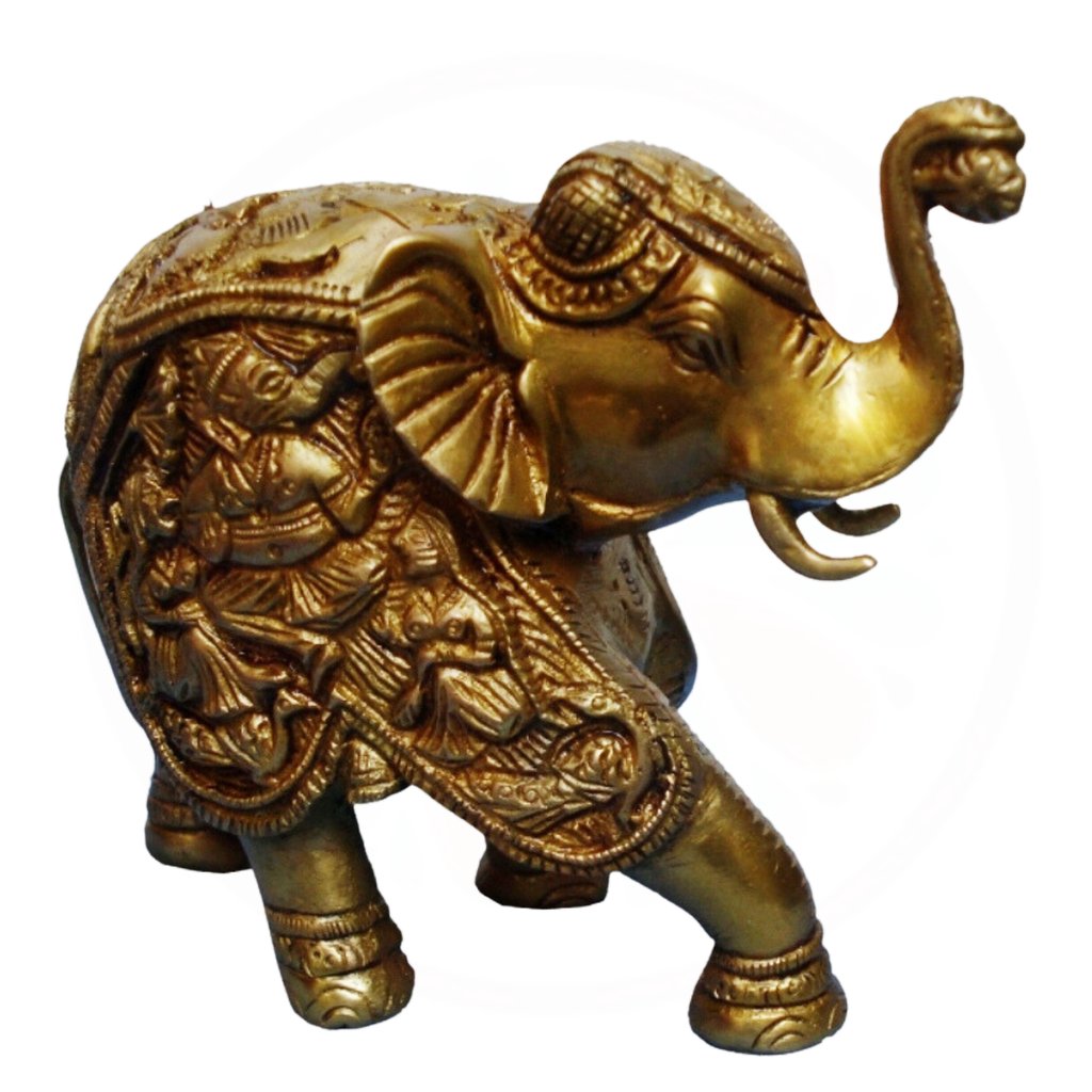 brass elephant