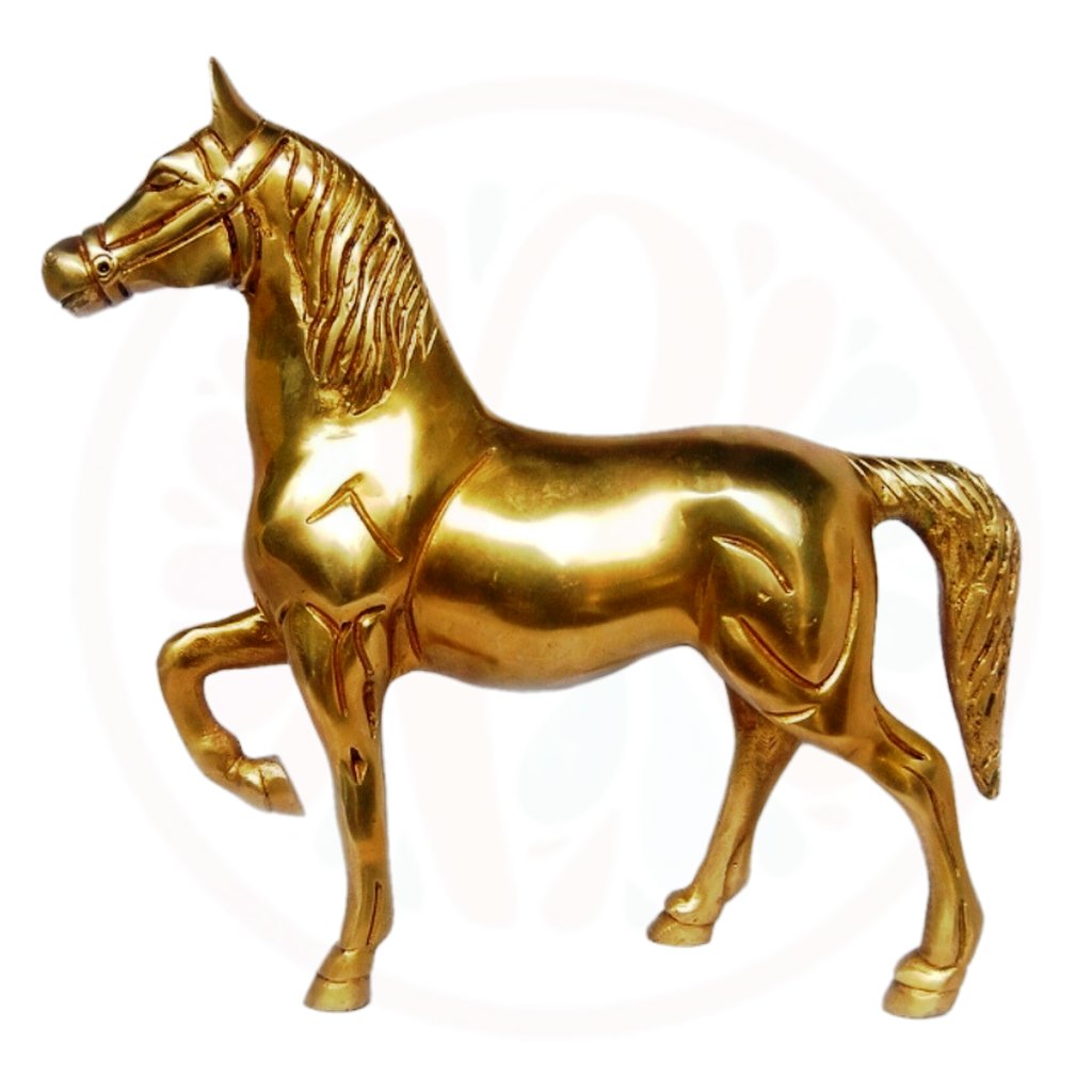 brass horse