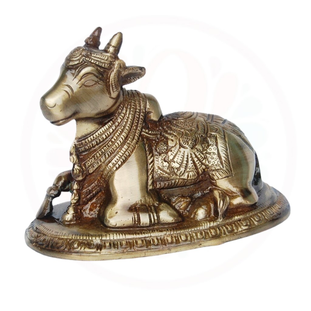 brass nandi sculpture