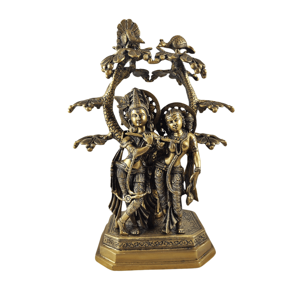 Buy Brass Radha Krishna Idol Online Bulk