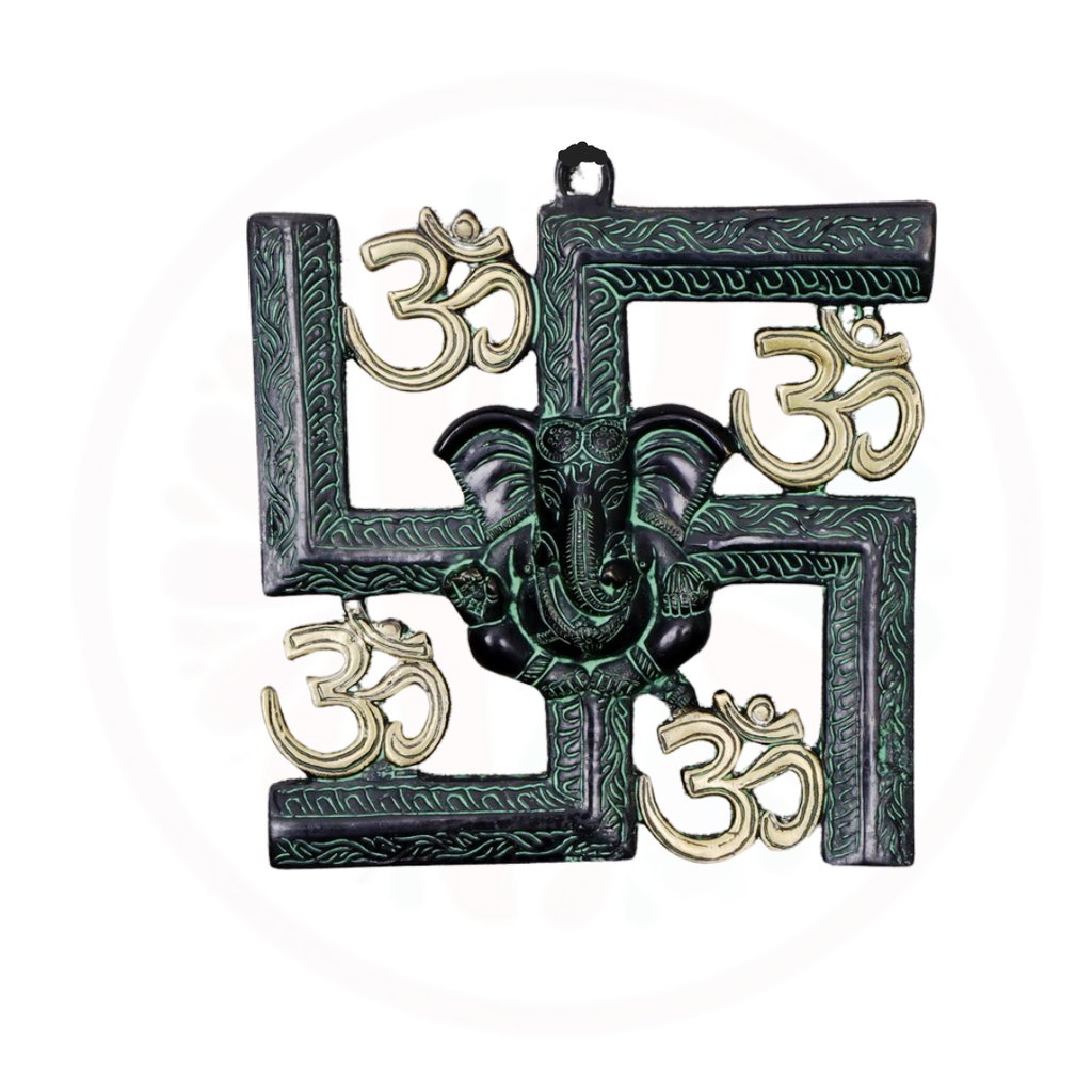 a metal cross with a picture of a religious symbol